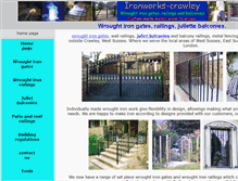 Tablet Screenshot of ironworks-crawley.co.uk
